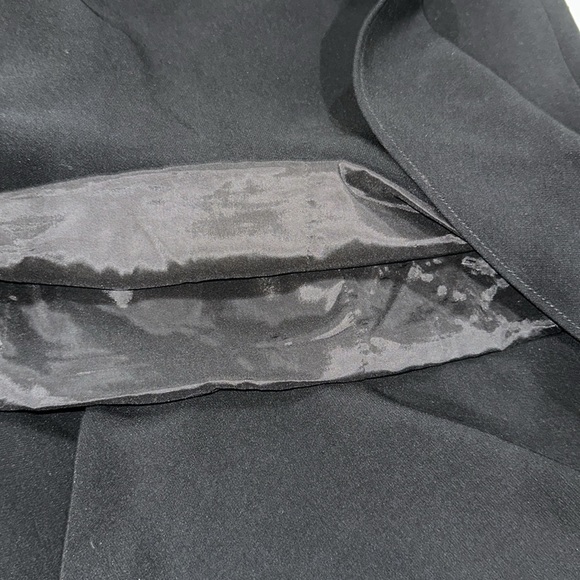 Cinq a Sept Elegant Black Dress with Flared Sleeves size 10 - Picture 8 of 10